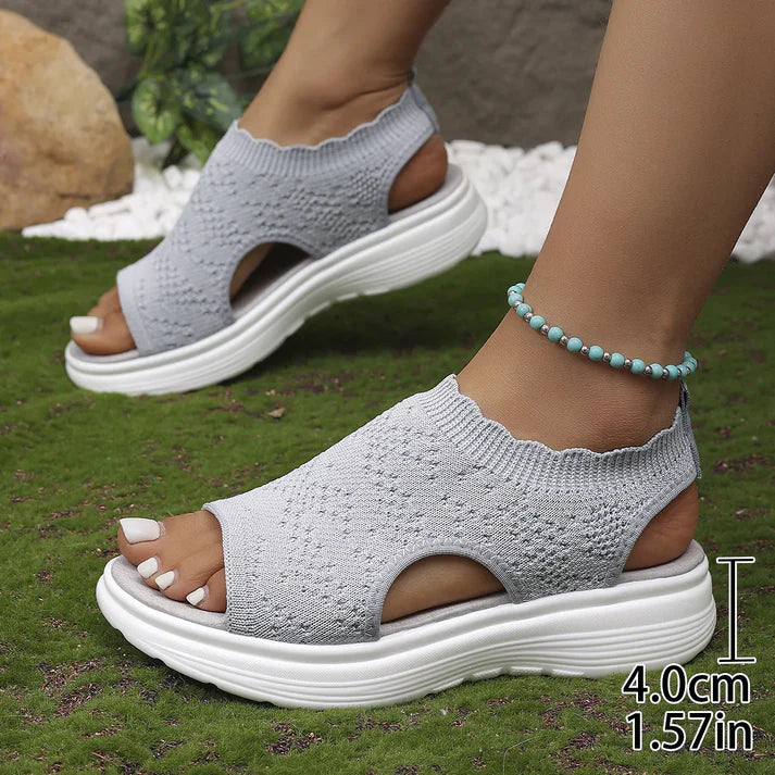 👡 Women's breathable mesh wedge sandals – lightweight and comfortable