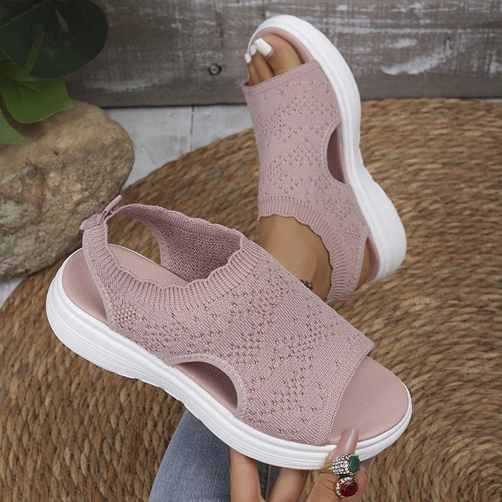 👡 Women's breathable mesh wedge sandals – lightweight and comfortable