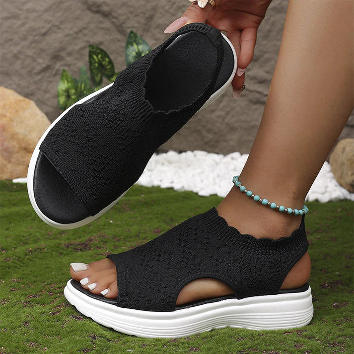 👡 Women's breathable mesh wedge sandals – lightweight and comfortable