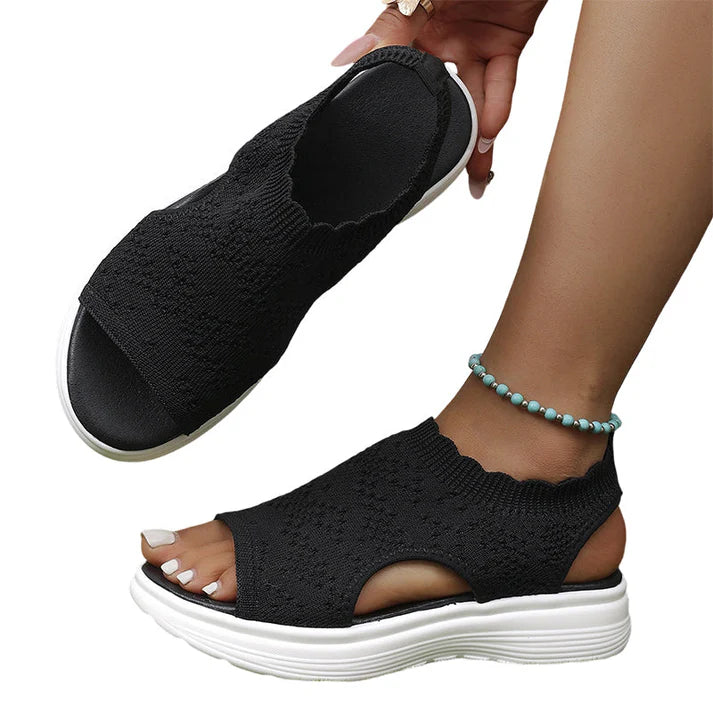 👡 Women's breathable mesh wedge sandals – lightweight and comfortable